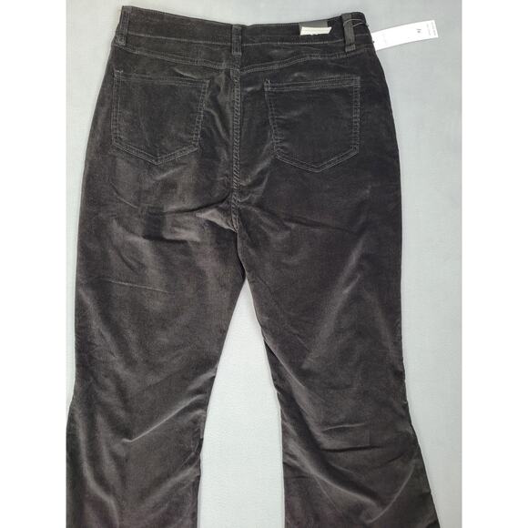 Qazel Vorrlon Womens Corduroy Pants High Waist Flare Wide Leg Pockets Size 16 - Picture 8 of 8